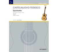 Quintet F major: op. 143. guitar and string quartet. Jeu de parties.
