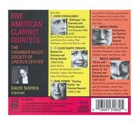 Quintettes Avec Clarinette De Corigliano, Zwillich, Sheng, Tower Et Adolphe