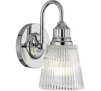 Quintiesse Addison applique murale 1x3 W chrome-transparent QN-ADDISON1-BATH