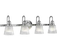 Quintiesse Addison applique murale 4x3 W chrome-transparent QN-ADDISON4-BATH