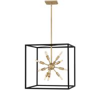 Quintiesse Aros lampe suspendue x40 W noir-laiton QN-AROS-12P
