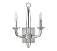 Quintiesse Ascher applique murale 2x60 W nickel QN-ASCHER2