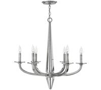 Quintiesse Ascher lampe suspendue 6x60 W nickel QN-ASCHER6