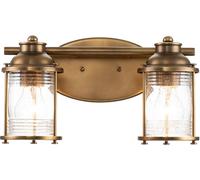 Quintiesse Ashland Bay applique murale 2x60 W laiton QN-ASHLANDBAY2-NBR-BATH