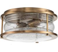 Quintiesse Ashland Bay plafonnier 2x60 W laiton QN-ASHLANDBAY-F-NBR-BATH