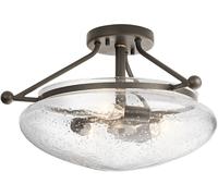 Quintiesse Belle plafonnier 3x40 W marron QN-BELLE-SF-OZ