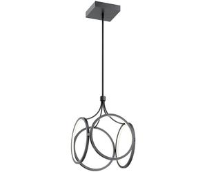 Quintiesse Ciri lampe suspendue 1x45 W noir QN-CIRI-P-MBK