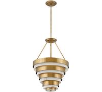 Quintiesse Echelon lampe suspendue x40 W laiton QN-ECHELON-8P