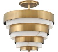 Quintiesse Echelon plafonnier 3x40 W laiton QN-ECHELON-SF