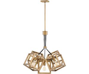 Quintiesse Ensemble lampe suspendue 5x60 W marron QN-ENSEMBLE5P-BB