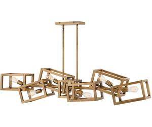 Quintiesse Ensemble lampe suspendue 6x60 W marron QN-ENSEMBLE6-BB