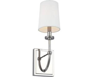 Quintiesse Felixstowe applique murale 1x3 W blanc-chrome QN-FELIXSTOWE1