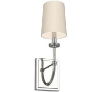 Quintiesse Felixstowe applique murale 1x3 W chrome-crème QN-FELIXSTOWE1-C