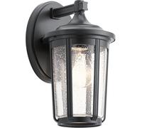 Quintiesse Felixstowe applique murale extérieure 1x60 W noir-transparent QN-FAIRFIELD-M-BK