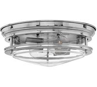 Quintiesse Hadrian plafonnier 2x40 W chrome-transparent QN-HADRIAN-FS-CM-CLEAR