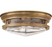 Quintiesse Hadrian plafonnier 2x40 W transparent-marron QN-HADRIAN-FS-BR-CLEAR