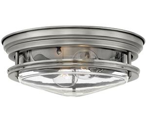 Quintiesse Hadrian plafonnier 2x40 W transparent-nickel QN-HADRIAN-FS-AN-CLEAR