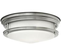 Quintiesse Hadrian plafonnier 2x40 W verre opalisé-nickel QN-HADRIAN-FS-AN-OPAL