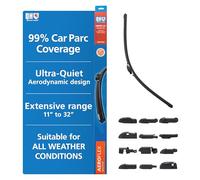 Quinton Hazell Aeroflex Balai d'essuie-glace de rechange multi-ajustement pour vitre avant, 25" / 635 mm