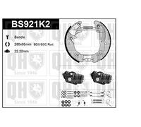 QUINTON HAZELL BS921K2 Jeu de mâchoires de frein avec cylindre de roue avec instructions de montage Arrière