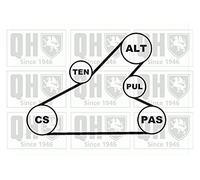 Jeu de courroies trapézoïdales à nervures QUINTON HAZELL QDK52