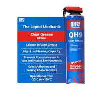 Quinton Hazell QH9 Graisse Transparente 600 ml - Haute Résistance à l’Eau, Marine & Auto, -20°C à 110°C