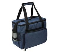 QUINTRA Sac de rangement de grande capacité étanche pour machine à coudre sac en tissu pour la maison et organisateurs de choses (bleu, taille unique)