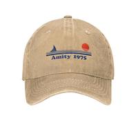 Quints Shark Jaws Amity 1975 Soleil Baseball Cap Hommes Design Hip Hop Chapeaux Mode Sports de Plein air Respirant Snapback Cap Coton, pour Toutes Les Saisons
