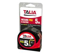 Quintuple metre boitier rouge bi-matière 25mm - TALIAPLAST - 490765