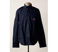 quinze & treize chemises homme de couleur bleu