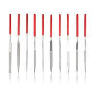 quiodok Jeu de 10 Mini Limes a Aiguilles en Diamantée, Ensemble de Fichiers Polyvalentes Limes Diamantées en Métal pour Travail de Précision Bricolage Modelisme Bijoutier Menuiserie Polissage