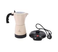 QUIOTUIR Cafetière Italienne Électrique 300ml Moka Express d'Exception 6 Tasses avec Poignée Anti-Brûlure et Double Protection Anti-Fuites Machine à Café Artisanale pour Maison Bureau