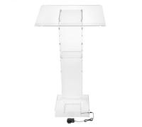 QUIOTUIR LED Chaire Transparente pour églises lutrins et podiums Transparent église pupitre pupitre Bureau Debout pupitre pupitre au Sol