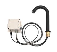 QUIOTUIR Robinet Infrarouge Electronique Eau Froide sans Poignées Mitigeur Automatique Froide Température Réglable 0-80°C Distance Détection 10cm Mitigeur Lavabo pour Maisons, Hôtels, Cuisines