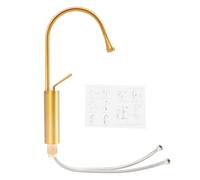QUIOTUIR Robinet Salle Bain en Laiton à 360 ° Chaud et Froid Robinet Lavabo Température Réglable Or Mitigeur Lavabo pour Maisons, Hôtels, Salles de Bains D'immeubles de Bureaux