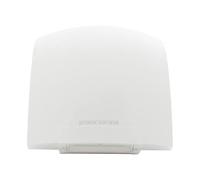 QUIOTUIR Sèche-Mains 10-15 Secondes pour Sécher Réglable Air Chaud et Air Froid Sortie d'air Élargie avec Lumière Bleue Seche Main Electrique Mural pour Toilettes Maison, Hôtels, Écoles