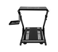 QUIOTUIR Support Volant Réglable pour Simulateur de Conduite Cockpit Simracing Pliable Châssis Ajustable Hauteur pour Volant et Pédales Compatible avec Logitech G29 G923 Thrustmaster Fanatec PS5