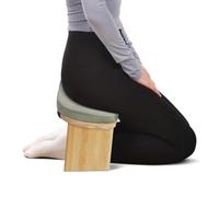 QUIOTUIR Tabouret de Méditation Bambou Banc de Méditation Pliable avec Coussin de Méditation Banc de Méditation Agenouillé pour comme Banc de Yoga, Banc de Prière