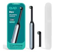 Quip Brosse à dents électrique, oscillante, rechargeable, 360 pièces, avec tête de brosse supplémentaire, poils souples, capteur de pression, 3 intensités, autonomie de la batterie 30 jours, minuterie
