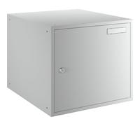 QUIPO | Casier verrouillable | h x l x p 350 x 400 x 450 mm | Porte en tôle Pleine | Gris Clair