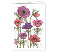 Quire Collections Carte coquelicots violets