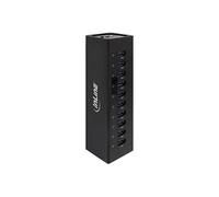 InLine 4043718214419 hub & concentrateur USB 3.0 (3.1 Gen 1) Type-A 5000 Mbit/s Noir - Hubs & concentrateurs (USB 3.0 (3.1 Gen 1) Type-A, USB 3.0 (3.1 Gen 1) Type-A, 5000 Mbit/s, Noir, 1 m, CC)