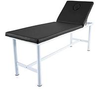 QUIRUMED Civière fixe en acier avec bouchon facial Noir