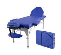 QUIRUMED Civière pliante en aluminium Elite 186 x 66 cm Bleu