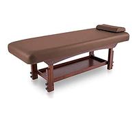 QUIRUMED Civière Spa Fixe avec Base en Bois Sable