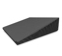 QUIRUMED Coussin compensé, Dimensions 40 x 50 x 13 cm, Couleur Noir, Ergonomique, Simili Cuir, Rembourrage Souple, Coussin de Massage, physiothérapie, Soutien du Dos, Soutien du Dos