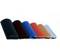 QUIRUMED Coussin Demi-Cylindre Court 30 x 18 cm Bleu