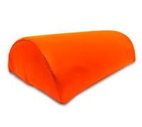 QUIRUMED Coussin Moyen Cylindre, Court, Dimensions 30 x 18 cm. Orange