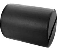 QUIRUMED Coussin Rouleau 30 x 20 cm Noir