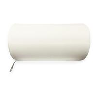 QUIRUMED Coussin Rouleau 55 x 30 cm Blanc